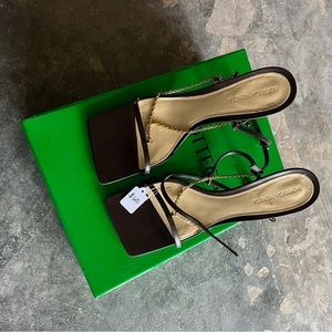Bottega Veneta chain sandal heels